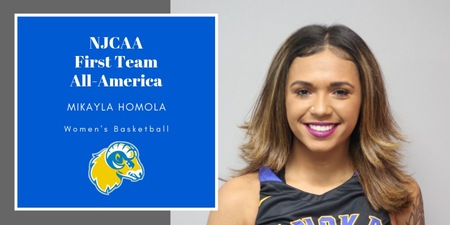 Mikayla Homola Named NJCAA First Team All-America